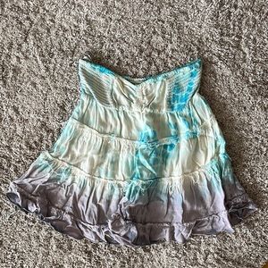 Free People Tie-Dye Tunic Tube Top